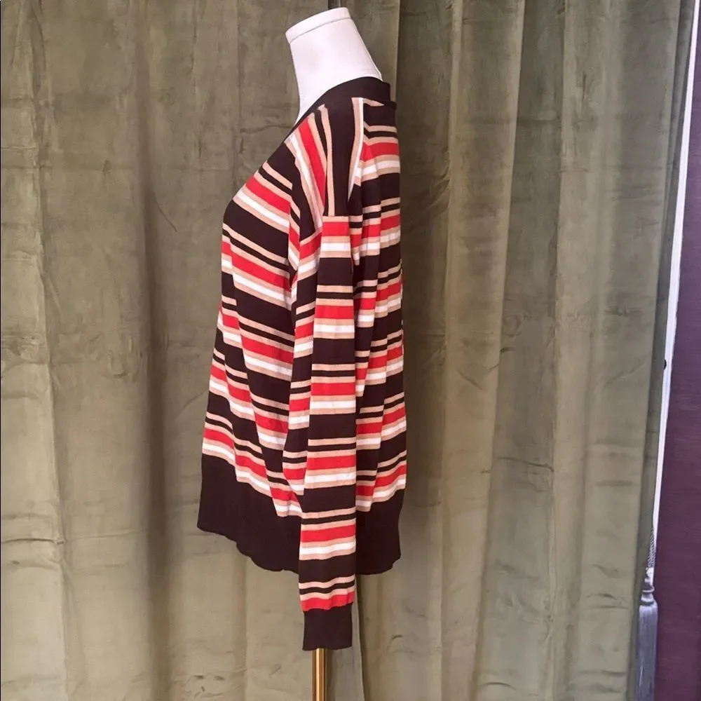 Marni Multicolor Striped Cardigan, S
